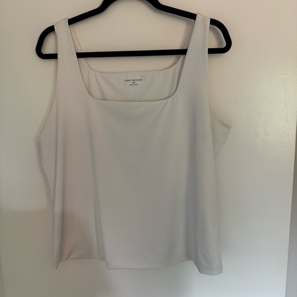 Lane Bryant White Tank Top